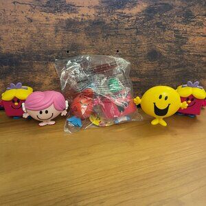 Mr Men Little Miss McDonalds 2019 Toys Lot (SKU: 77TO)